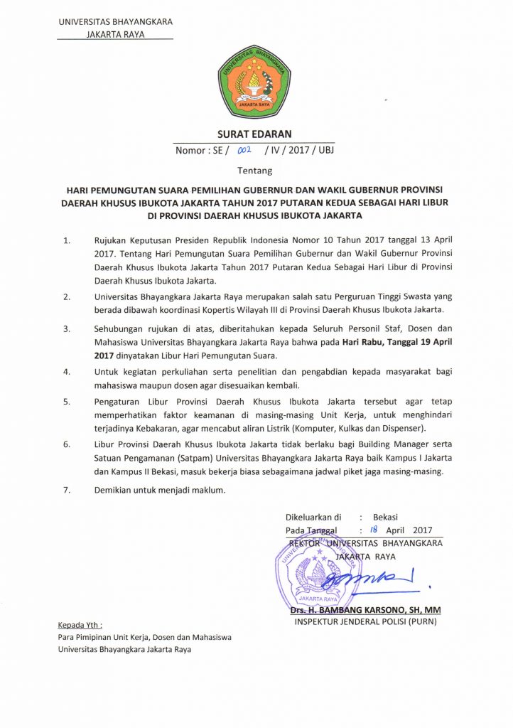 SE LIBUR PILKADA 2
